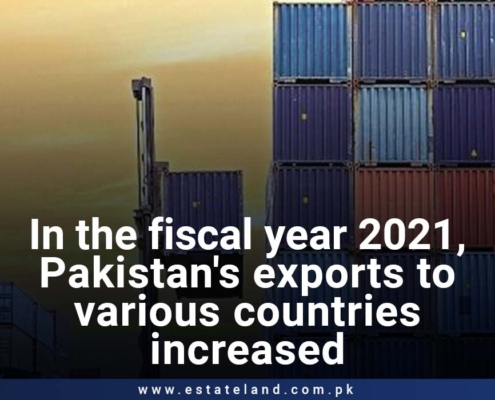 Pakistan's exports to various countries increased In the fiscal year 2021