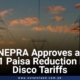 NEPRA Approves a 21 Paisa Reduction in Disco Tariffs