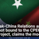Pak-China relationship are not bound to the CPEC project, claims the moot