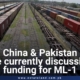 China and Pakistan are currently discussing funding for ML-1 Project