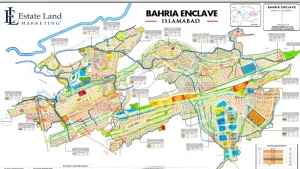 Bahria Enclave master plan image