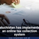 Baluchistan has implemented an online tax collection system