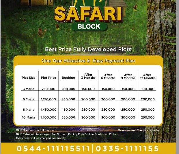 safari block payment plan of Grand City