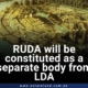 Ravi Urban Development Authority will be constituted as a separate body from LDA