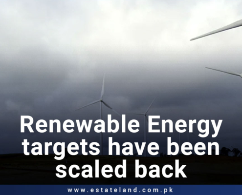 Renewable energy targets have been scaled back