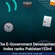 The E-Government Development Index ranks Pakistan153rd