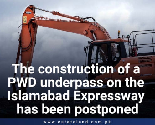 The construction of a PWD underpass on the Islamabad Expressway has been postponed