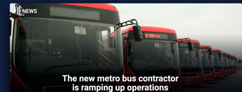 The new metro bus contractor is ramping up operations