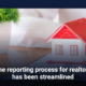 The reporting process has been simplified
