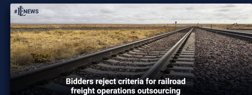 Bidders reject criteria for railroad freight operations outsourcing