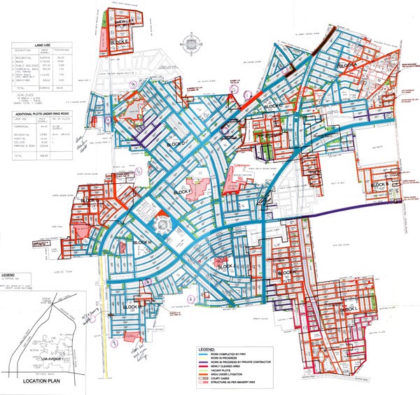 master plan of LDA Avenue Lahore