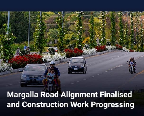 Margalla Road Alignment Finalised and Construction Work Progressing