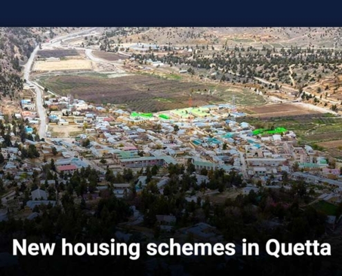 New housing schemes in Quetta