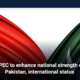 CPEC to enhance national strength of Pakistan, international status