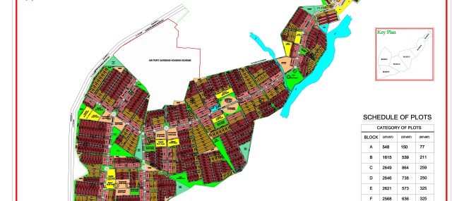 Master Plan of PIA Enclave housing society