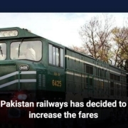Pakistan railways has decided to increase the fares