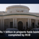Rs 1 billion in projects have been completed by RCB