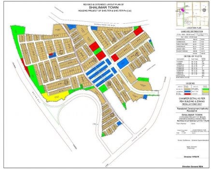 master plan of Shalimar Town Islamabad 