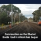 Construction on the Bhatiot Boota road in Attock has begun