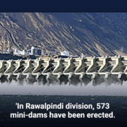 In Rawalpindi division, 573 mini-dams have been erected