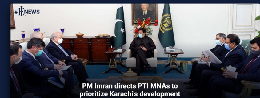 PM Imran directs PTI MNAs to prioritize Karachi's development