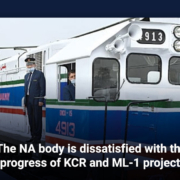 The NA body is dissatisfied with the progress of KCR and ML-1 project