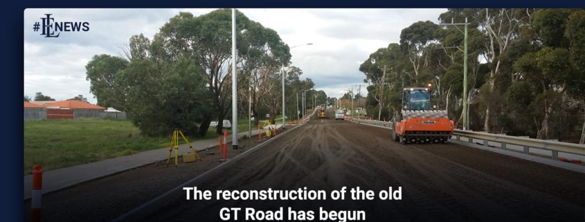 The reconstruction of the old GT Road has begun