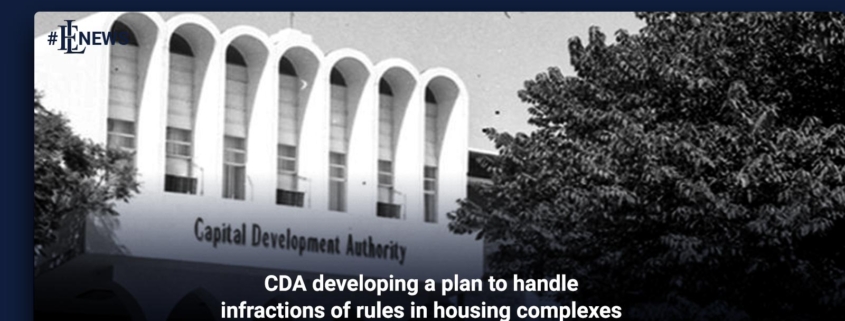 CDA developing a plan to handle infractions of rules in housing complexes
