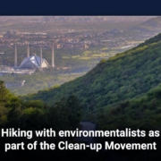 Hiking with environmentalists as part of the Clean-up Movement