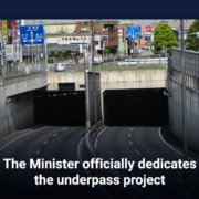The Minister officially dedicates the underpass project