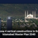 Zone 4 vertical constructions in the Islamabad Master Plan 2040