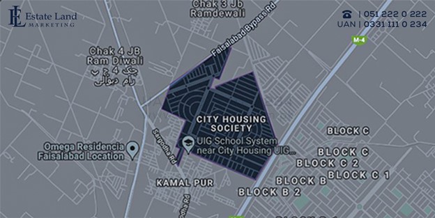 Citi Housing Faisalabad Location