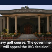 Navy golf course: The government will appeal the IHC decision