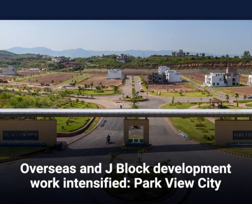 Overseas and J Block development work intensified: Park View City