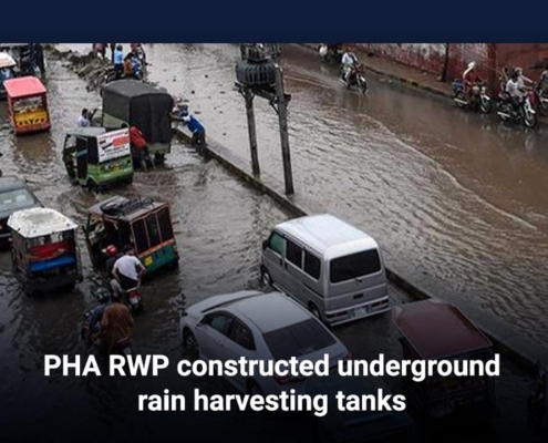 PHA RWP constructed underground rain harvesting tanks