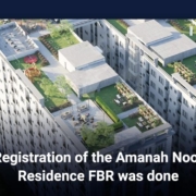 Registration of the Amanah Noor Residence FBR was done