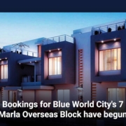Bookings for Blue World City's 7 Marla Overseas Block have begun