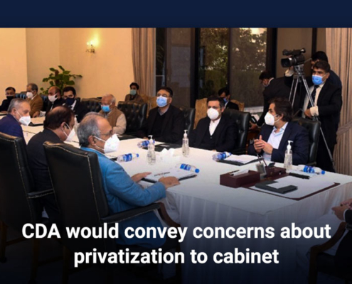 CDA would convey concerns about privatization to cabinet