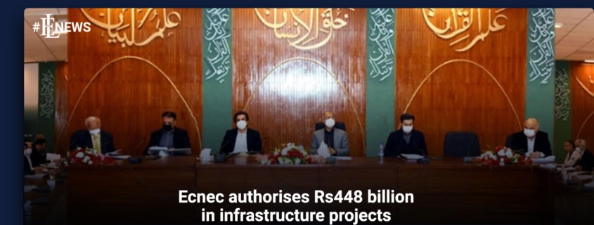 Ecnec authorises Rs448 billion in infrastructure projects