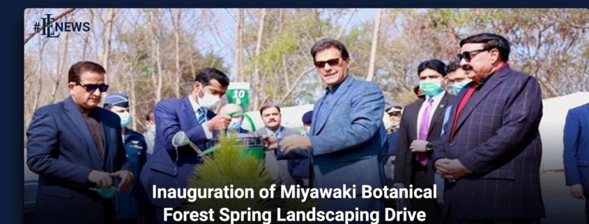 Inauguration of Miyawaki Botanical Forest Spring Landscaping Drive