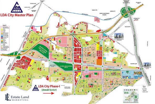 LDA City Lahore master plan