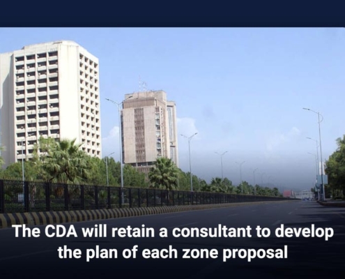The CDA will retain a consultant to develop the plan of each zone proposal