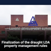 Finalization of the draught LDA property management rules