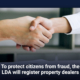 To protect citizens from fraud, the LDA will register property dealers