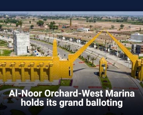Al-Noor Orchard West Marina holds its grand balloting
