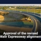 Approval of the revised Malir Expressway alignment