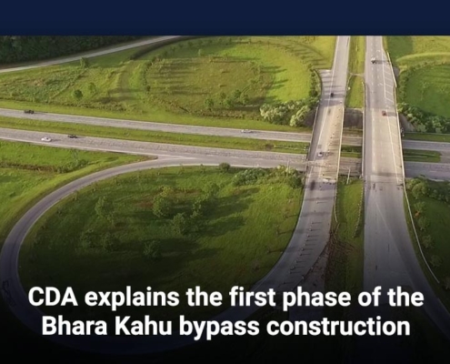 CDA explains the first phase of the Bhara Kahu bypass construction
