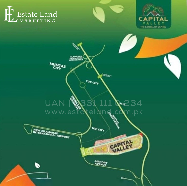 Capital Valley Islamabad location map