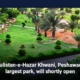 Gulistan-e-Hazar Khwani, Peshawar's largest park, will shortly open