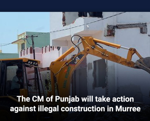 The CM of Punjab will take action against illegal construction in Murree